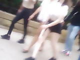 Huge tits skinny teen visiting