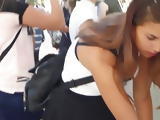 Downblouse in an exhibition