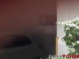 Japanese amateurs filmed peeing in public by voyeur