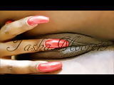 Me (Tasha) showing off my sweet young pussy & nails!