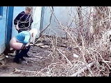 Peeing Outdoor