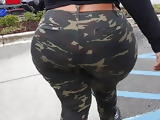 GF huge rountd ghetto donk camo pants.