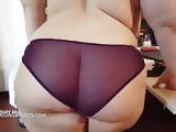 Thick secretary Mia with big curves 