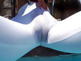 Deep, tight and wet (massive cameltoe)