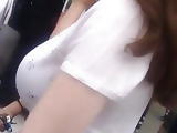 Huge tits skinny teen visiting in slow mo