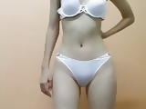 Skinny Asian GF Strip