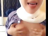 Jilbab awek tudung stripping