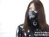Latex catsuit mistress femdom and forced the heavey rubber 