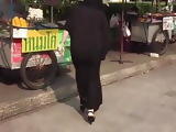 Hijab candid abaya