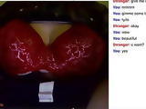 chubby teen show her tits and pussy