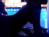 Latina GF Collar And Lead Simultaneous Orgasm With Her Man