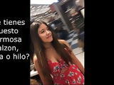 bajo falda a nena hermosa.!!!