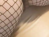 Twerking in fishnet