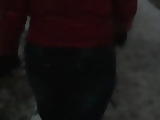 Nice MILFs ass in the evening