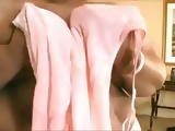 BBW Red Bone showing off her pink outfit and her sexy parts!