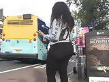 Thick Round Booty Ebony Milf in Spandex Part 1