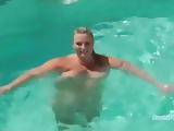 In this Vegas pool with a Blonde PAWG
