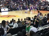 Candid Stacked Girl at Basketball Game