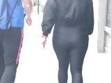 Czech holidays - massive ass in spandex pants