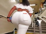 MATURE WOMAN WITH A BASKETBALL BOOTY