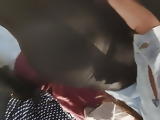 Big ass silk legging black girl candid hot