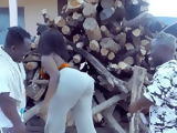 Big Booty African Lady