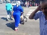 Hijab big ass and blue djellaba