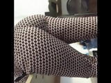 Thick round juicy ebony bubble butt eatin up pants