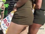 Booty Shorts Jiggle