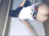 Asian Teen Spreading Legs and Showing Tight Pussy