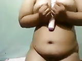 Indonesian bbw hijaber masturbating