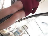 Too short skirt, sexy ass long legs