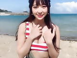 Sexy Asian showing off her bikini body 3