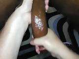 Chris tied and milked