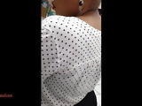 Ebony milf with fishnet stockings