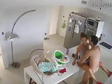 husband Fucks wife in the kitchen