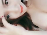 Chinese girl show boobs