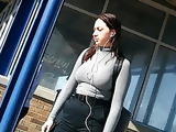 American girl nice big hanging tits. Big boobs