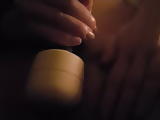 Cumming on a wand